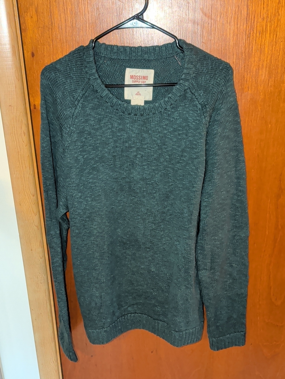 Mossimo Supply Co. Forest Green Crewneck Sweater - Men's